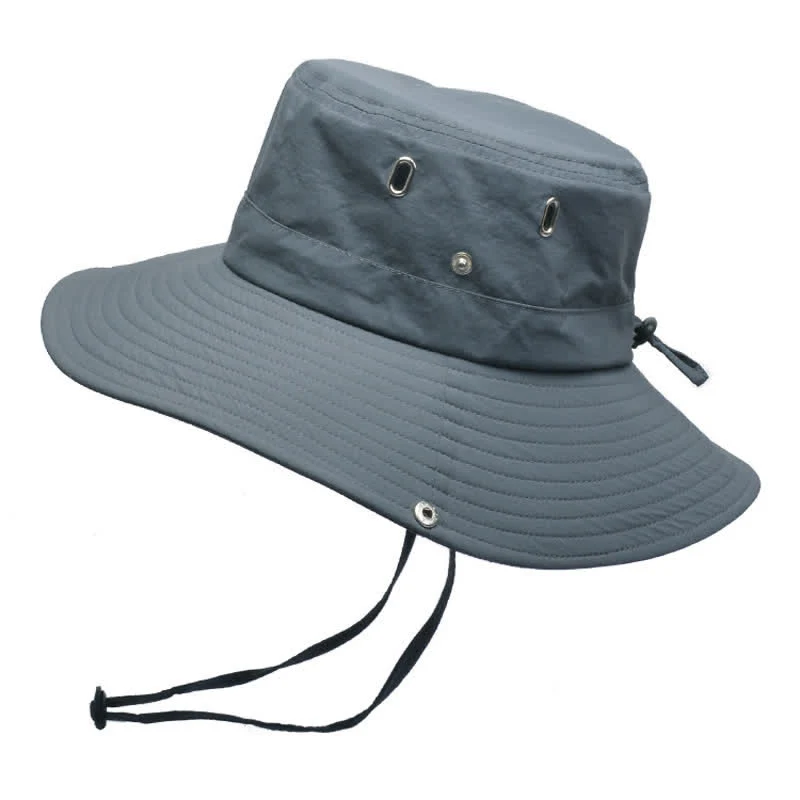Men's Sunshade Big Brim Mountaineering Bucket Hat - Image 2