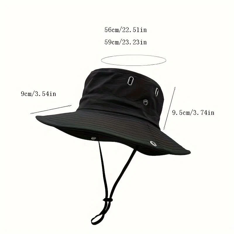 Men's Sunshade Big Brim Mountaineering Bucket Hat - Image 6