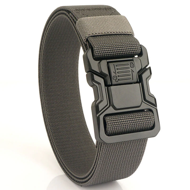 Men's Tactical Belt Elastic Quick Release Nylon Belt - Image 13