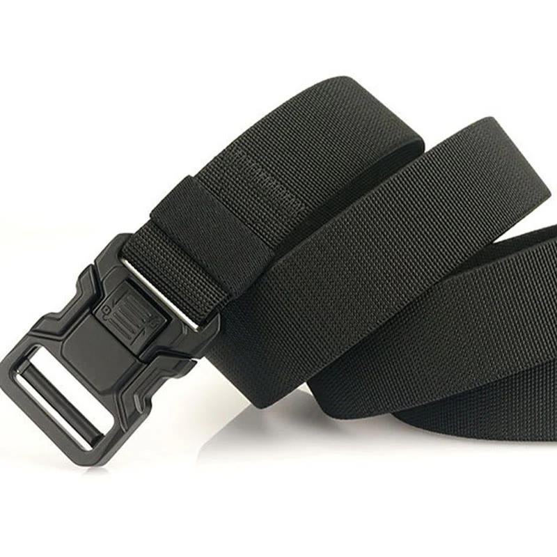 Men's Tactical Belt Elastic Quick Release Nylon Belt - Image 3