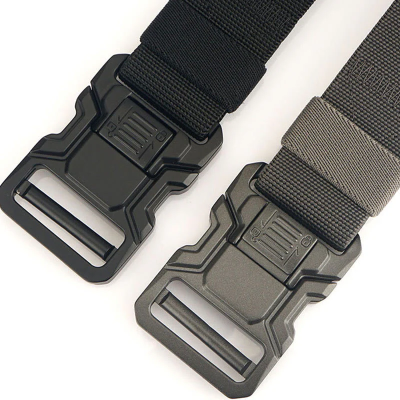 Men's Tactical Belt Elastic Quick Release Nylon Belt - Image 8