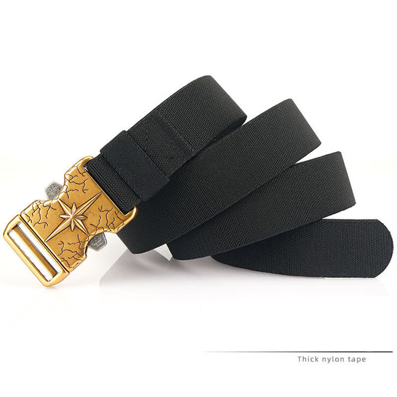 Men's Tactical Quick Release Elastic Canvas Belt - Image 10