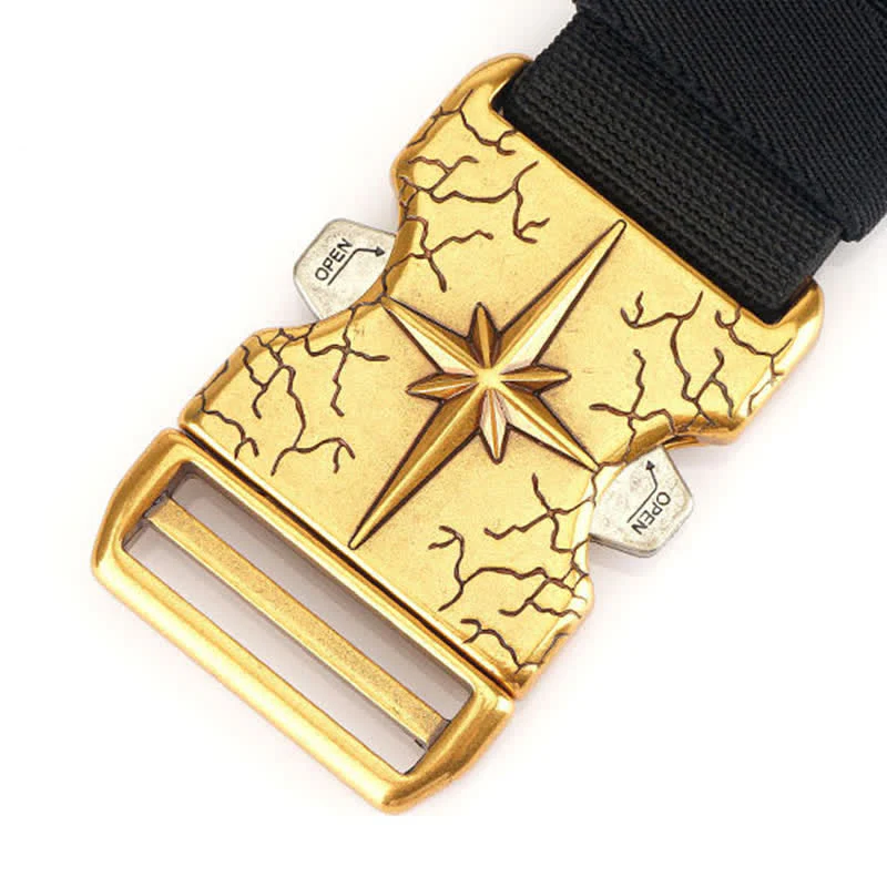 Men's Tactical Quick Release Elastic Canvas Belt - Image 11