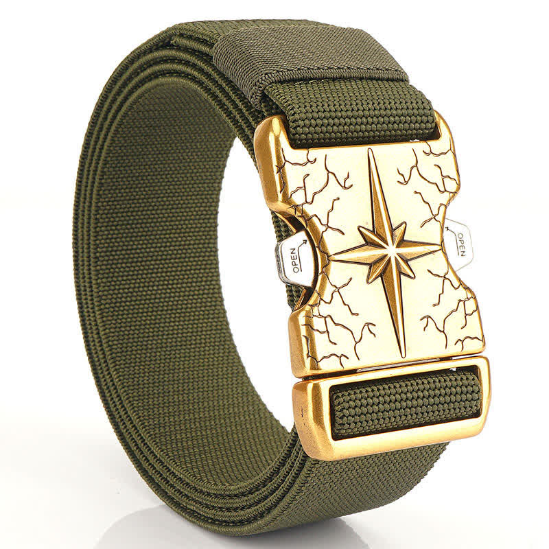 Men's Tactical Quick Release Elastic Canvas Belt - Image 12