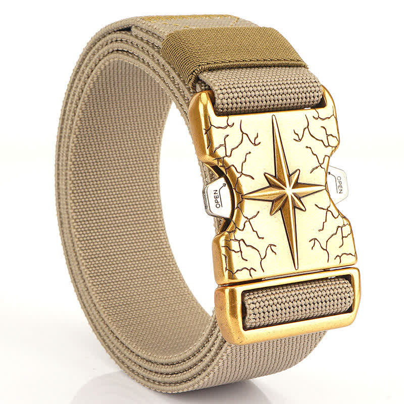 Men's Tactical Quick Release Elastic Canvas Belt - Image 13