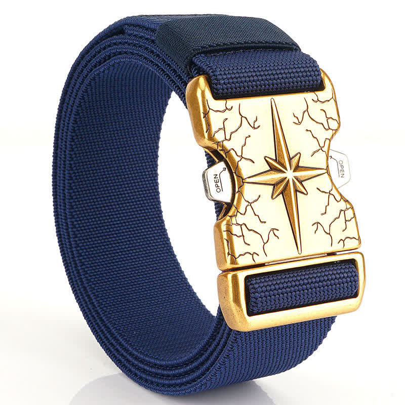 Men's Tactical Quick Release Elastic Canvas Belt - Image 14