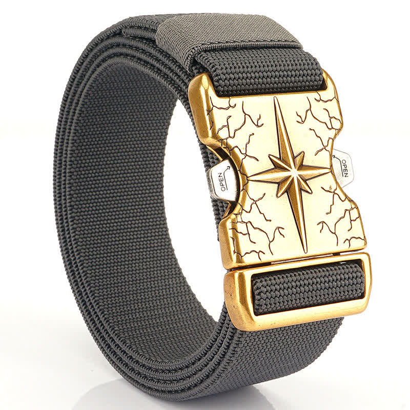 Men's Tactical Quick Release Elastic Canvas Belt - Image 15
