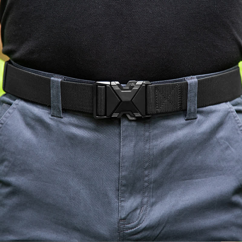 Men's Thick Nylon Tactical Quick Release Buckle Belt - Image 2