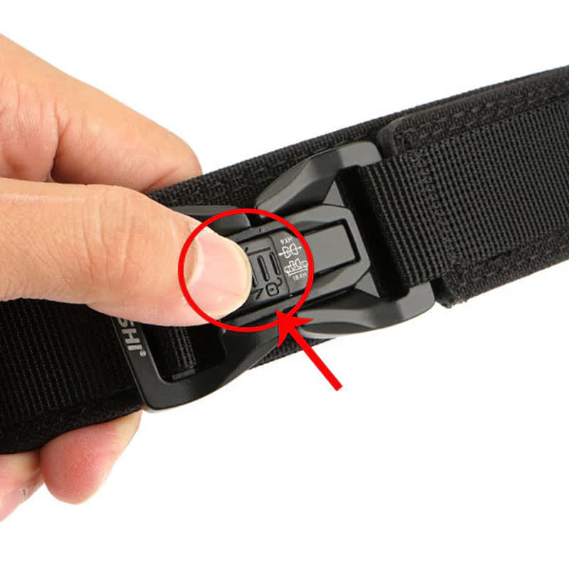 Men's Thickened Double-Locked Quick Release Buckle Tactical Belt - Image 8