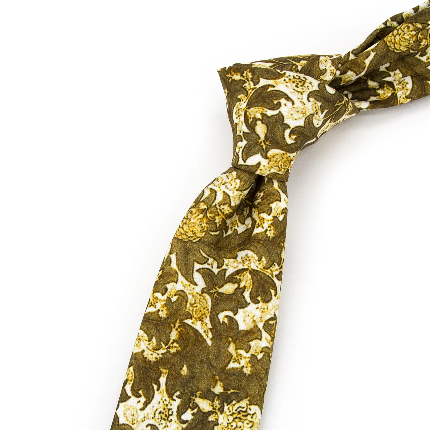 Men's Timeless Style Retro Floral Print Wide Necktie - Image 18