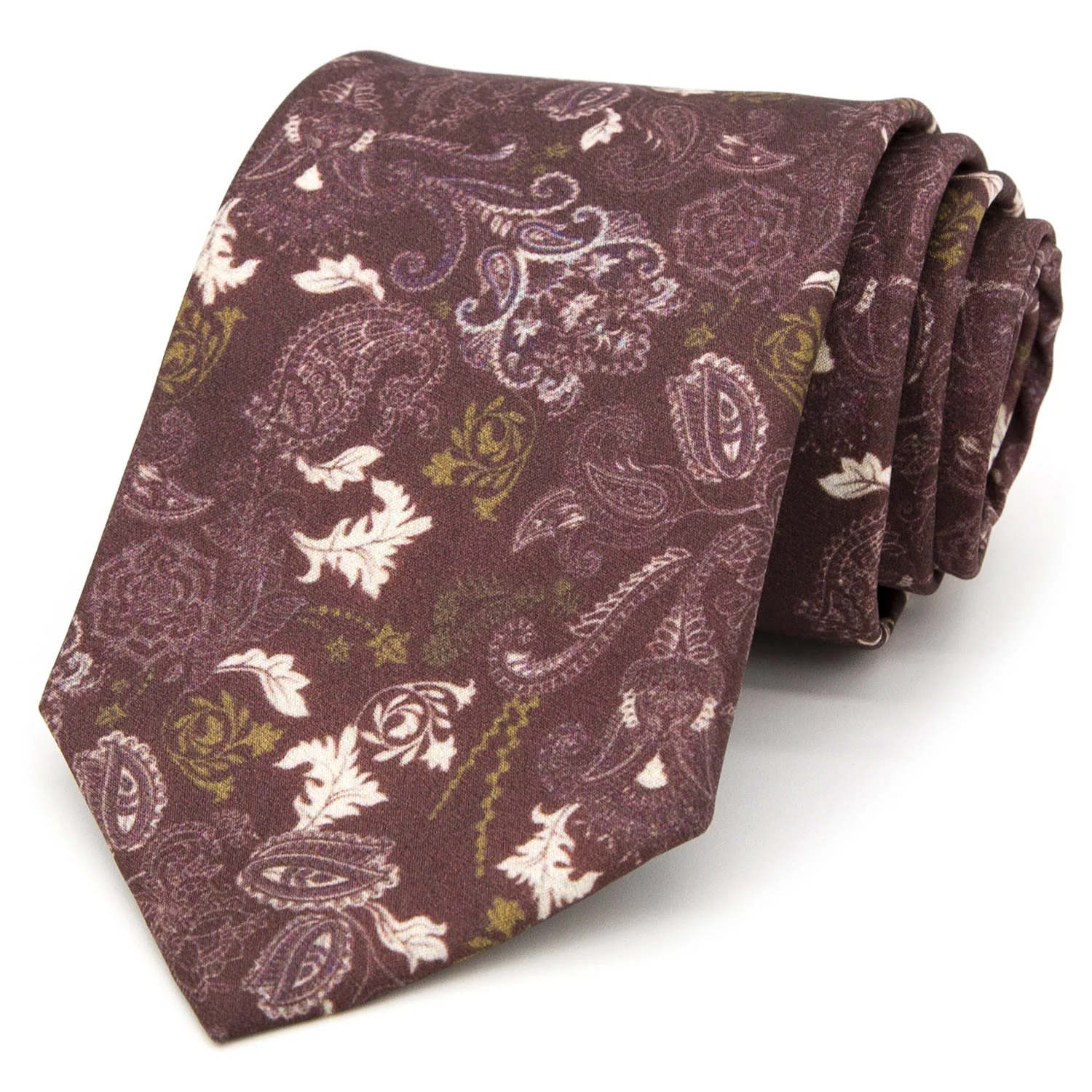 Men's Timeless Style Retro Floral Print Wide Necktie - Image 20