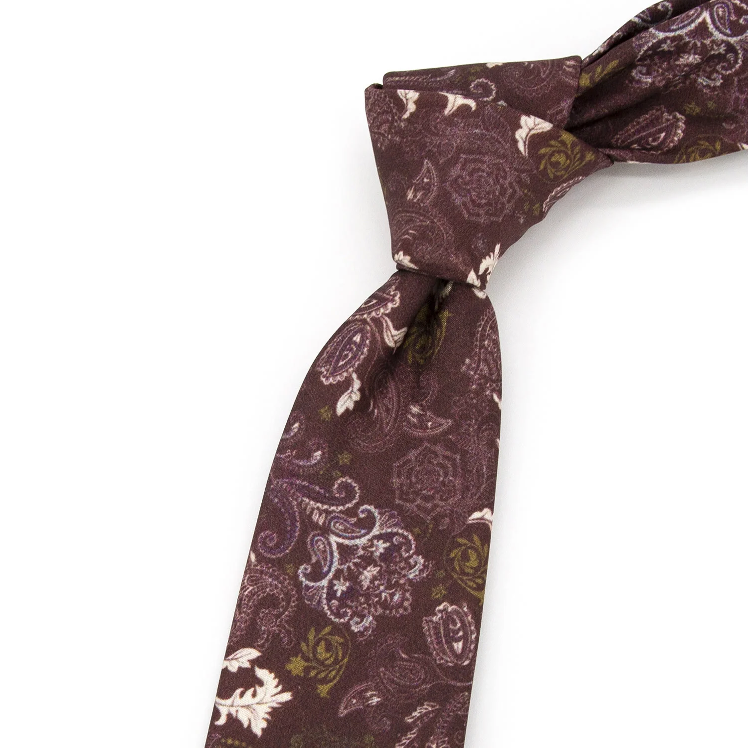 Men's Timeless Style Retro Floral Print Wide Necktie - Image 21