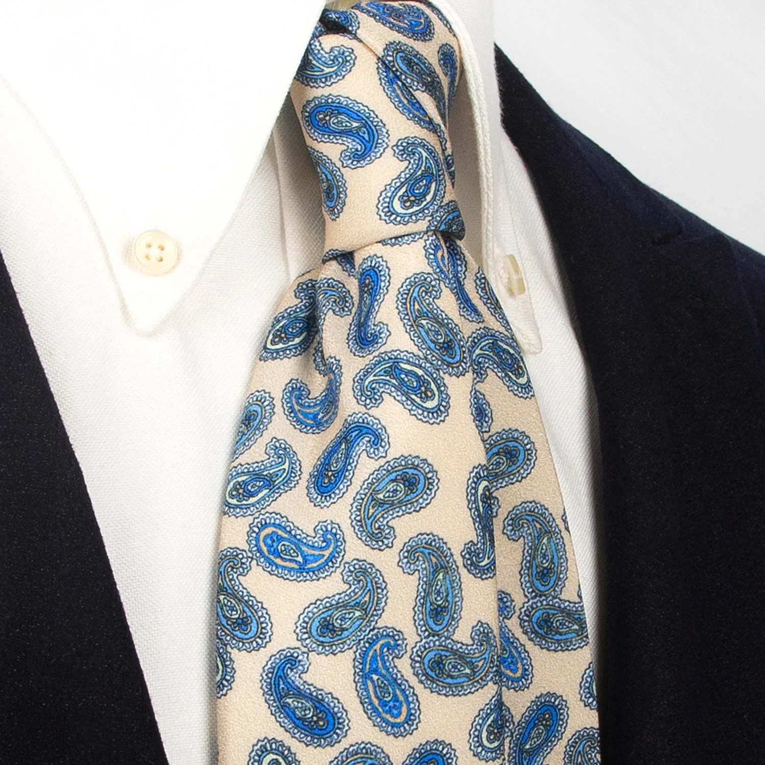 Men's Timeless Style Retro Floral Print Wide Necktie - Image 28