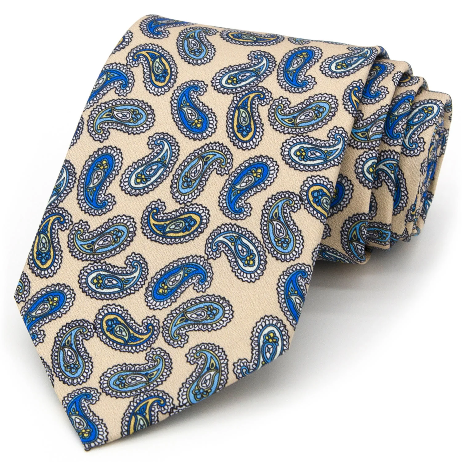 Men's Timeless Style Retro Floral Print Wide Necktie - Image 29