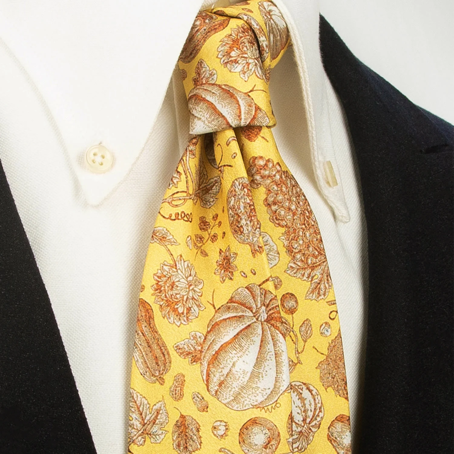 Men's Timeless Style Retro Floral Print Wide Necktie - Image 7