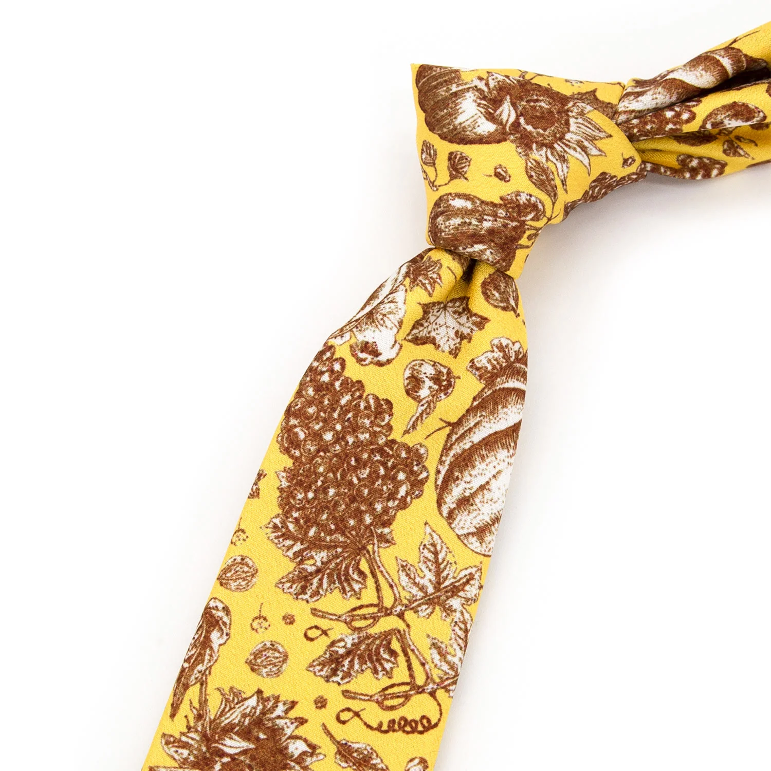 Men's Timeless Style Retro Floral Print Wide Necktie - Image 9