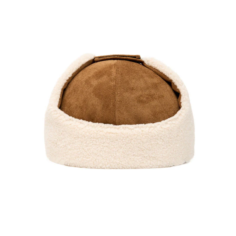 Men's Trendy Cozy Suede Beret Hat With Earmuffs - Image 5