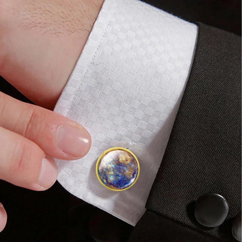 Men's Universe Solar System Planet Cufflinks - Image 13