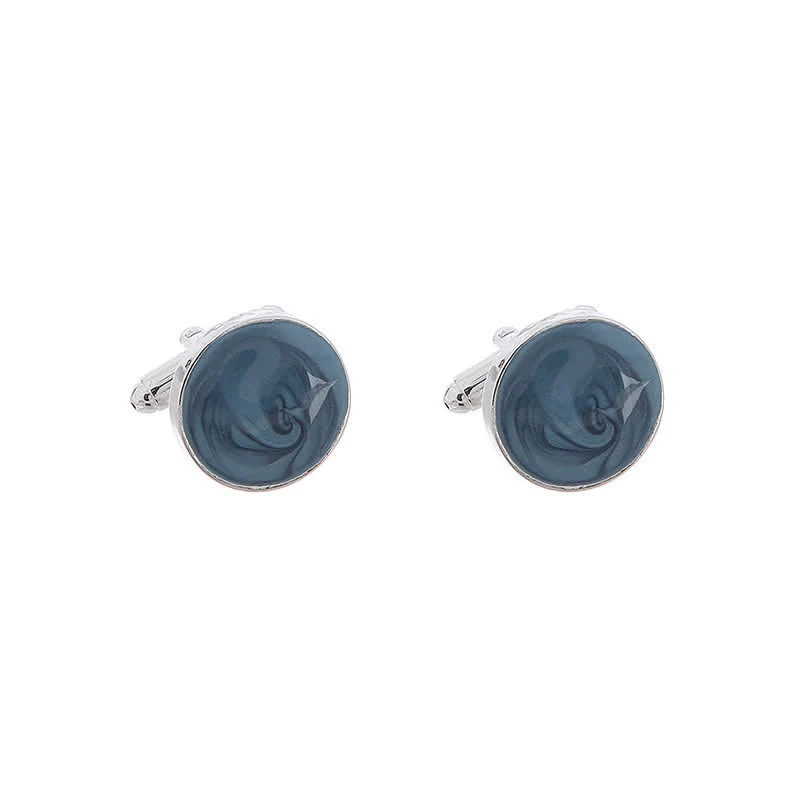 Men's Versatile Round Style Shirt Cufflinks - Image 3