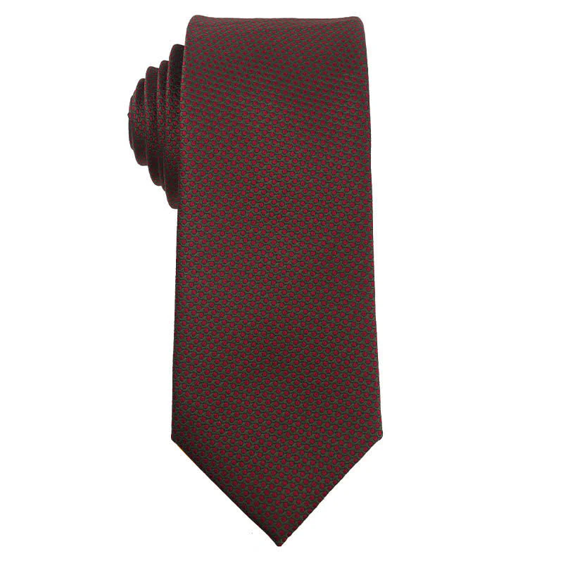 Men's Vibrant Medium Violet Red Series Necktie - Image 9