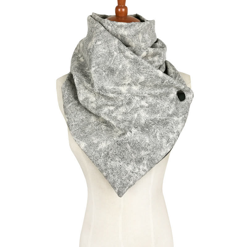 Men's Vintage Distressed Leather Metal Buckle Cravat - Image 4