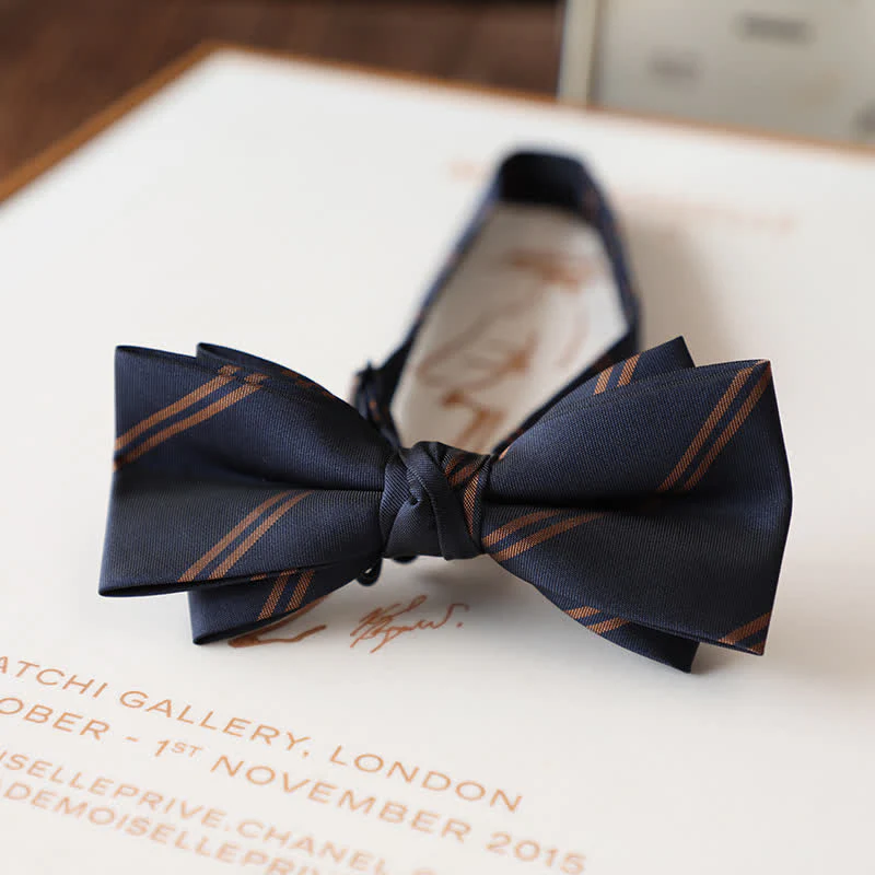 Men's Vintage Floral Pattern Wedding Suit Bow Tie - Image 7