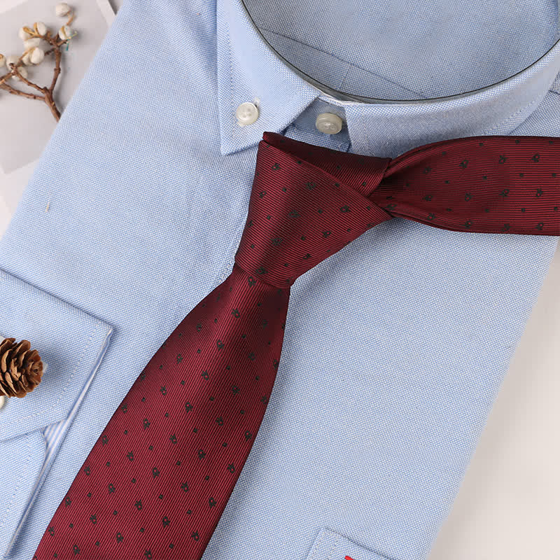 Men's Vintage Geometric Floral Motifs Necktie - Image 6