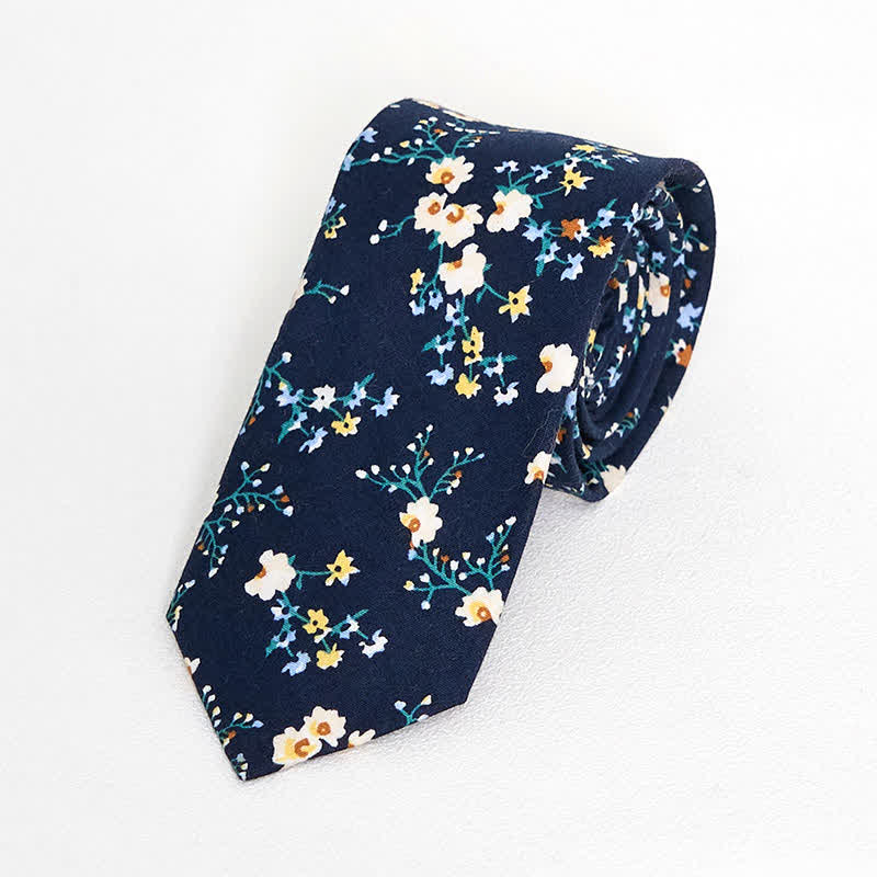 Men's Vintage Liberal Floral Necktie - Image 13