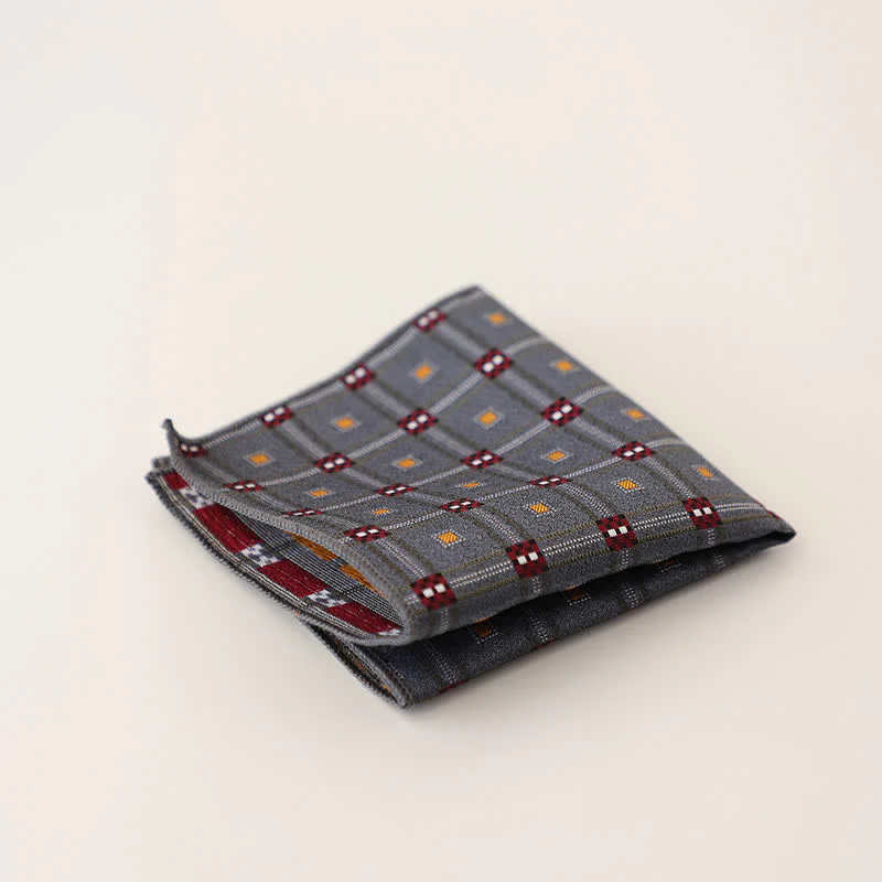 Men's Vintage Multiple Pattern Gentleman Pocket Square - Image 10