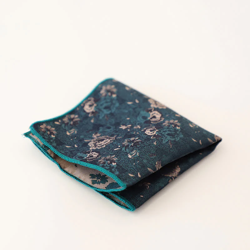 Men's Vintage Multiple Pattern Gentleman Pocket Square - Image 7