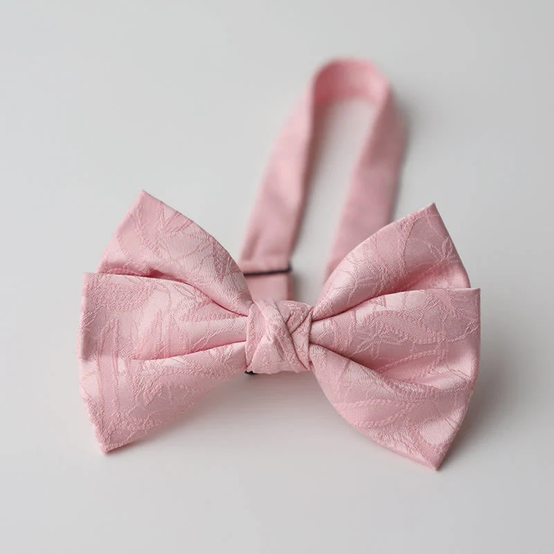 Men's Vintage Novelty Leaves Pattern Bow Tie - Image 12