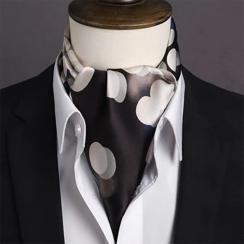 Men's Vintage Paisley Geomatric Pattern Square Scarf - Image 9