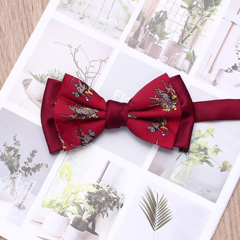 Men's Vintage Racehorse Shark Bow Tie - Image 2