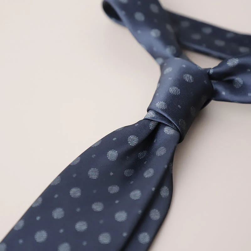 Men's Vintage Street Style Geometric Motif Necktie - Image 17