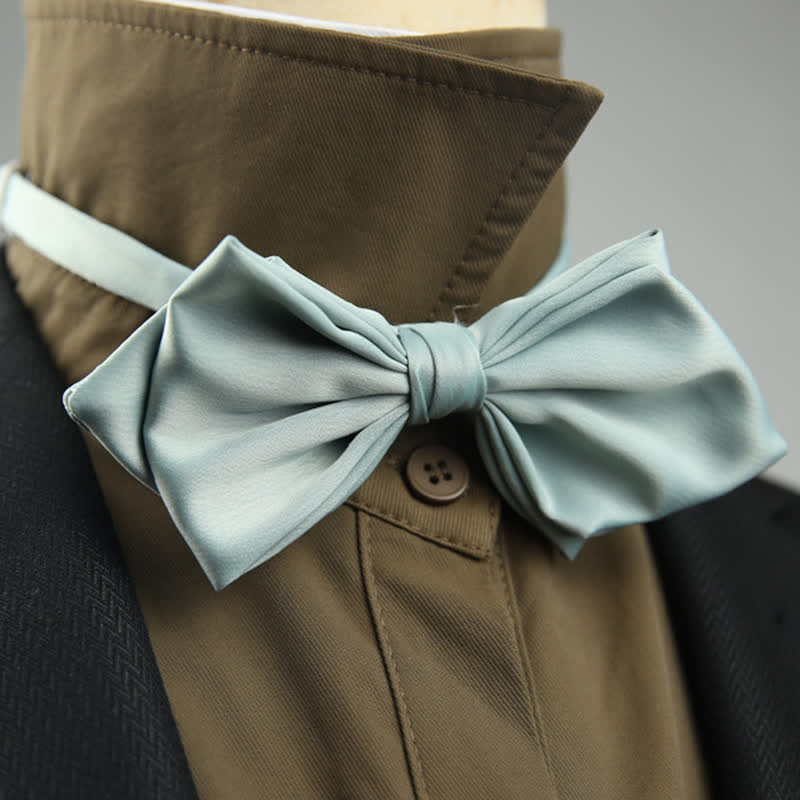 Men's Wedding Special Pointed Shape Bow Tie - Image 14