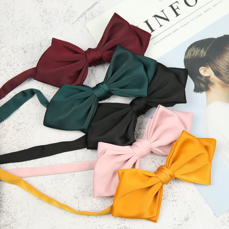 Men's Wedding Special Pointed Shape Bow Tie - Image 2