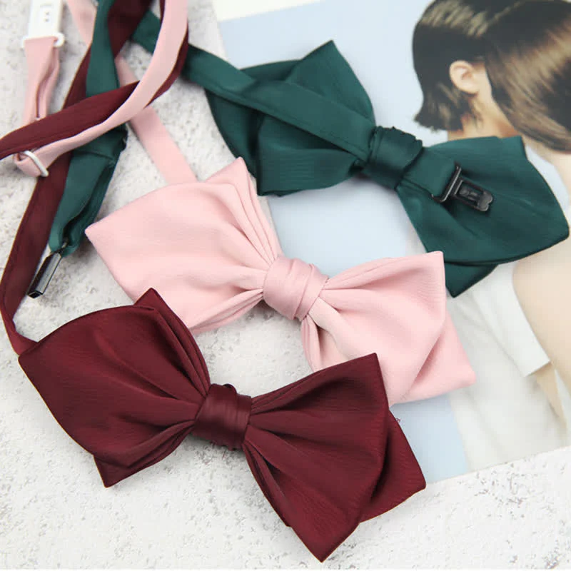 Men's Wedding Special Pointed Shape Bow Tie - Image 6