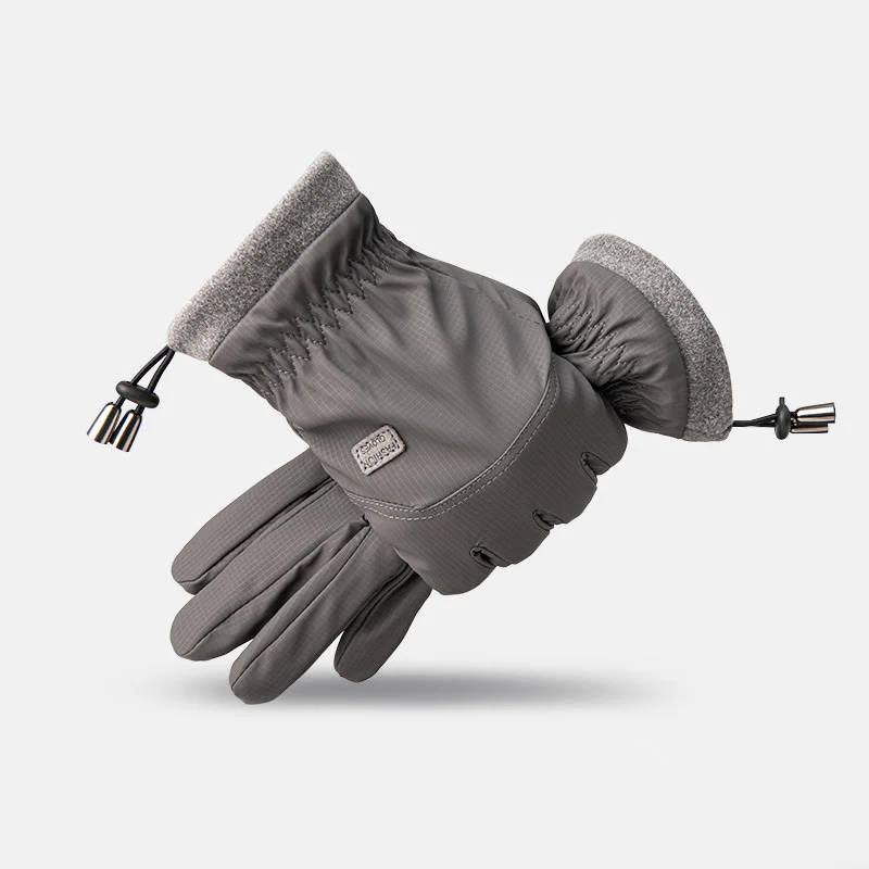 Men's Winter Outdoor Waterproof Warm Touchscreen Gloves - Image 2