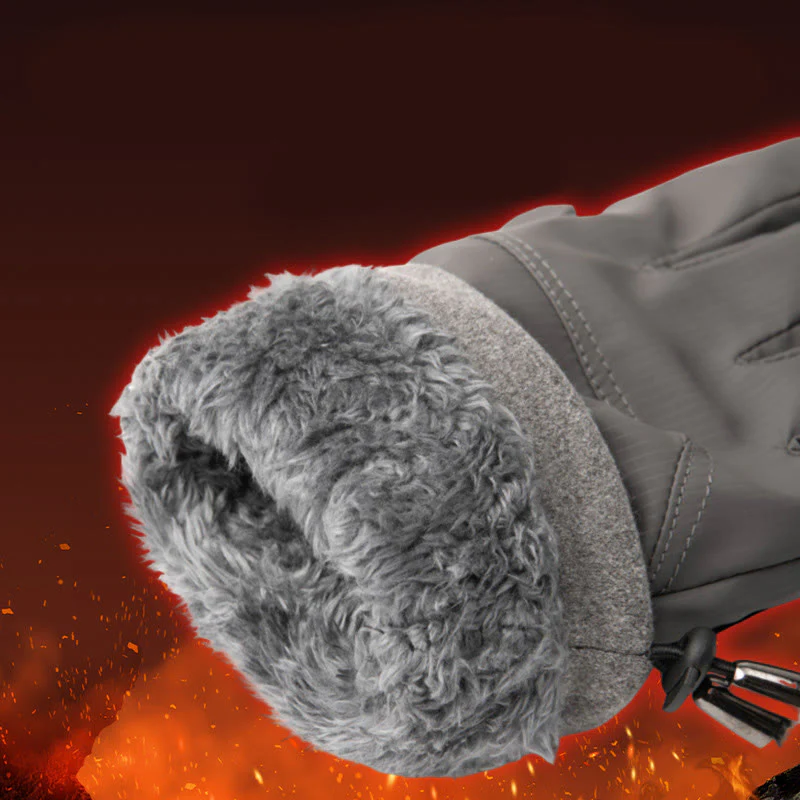 Men's Winter Outdoor Waterproof Warm Touchscreen Gloves - Image 4