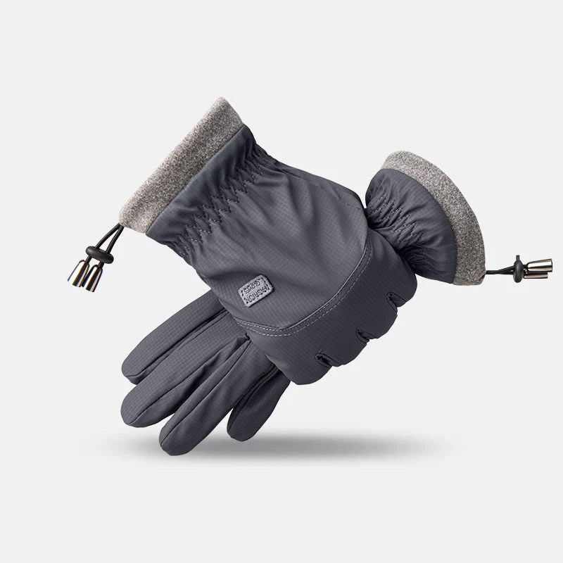 Men's Winter Outdoor Waterproof Warm Touchscreen Gloves - Image 5