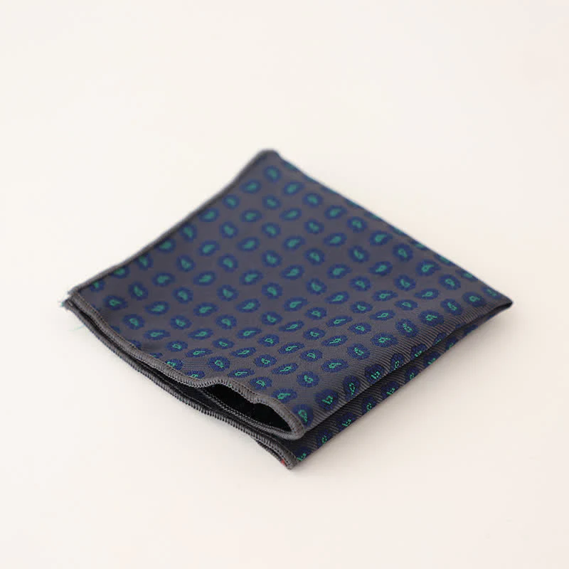 Men's Wonderful Striped Polka Dots Pocket Square - Image 15