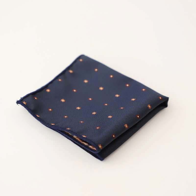 Men's Wonderful Striped Polka Dots Pocket Square - Image 29