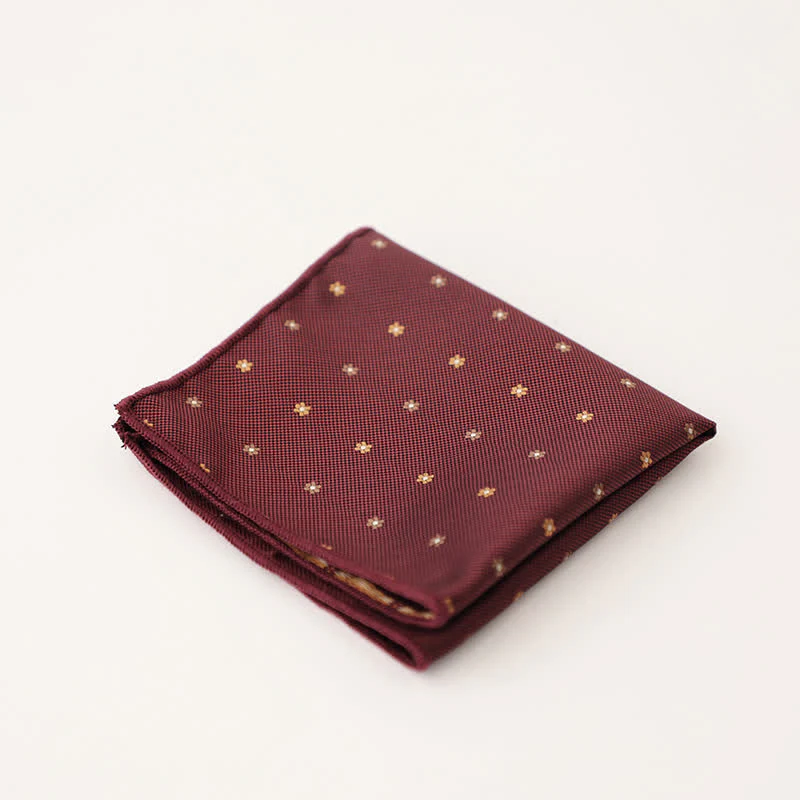 Men's Wonderful Striped Polka Dots Pocket Square - Image 33