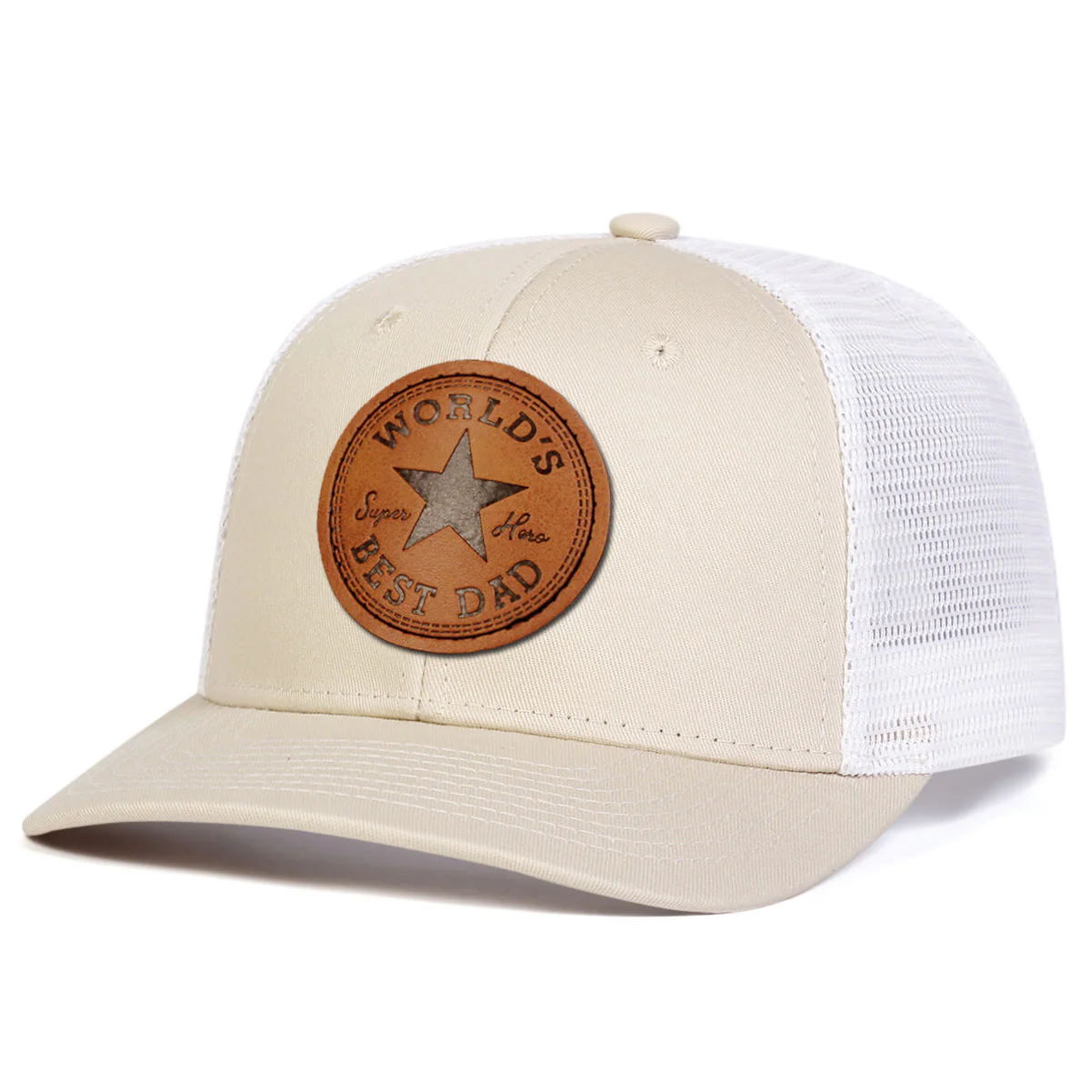 Mens World's Best Dad Adjustable Trucker Hat - Image 6