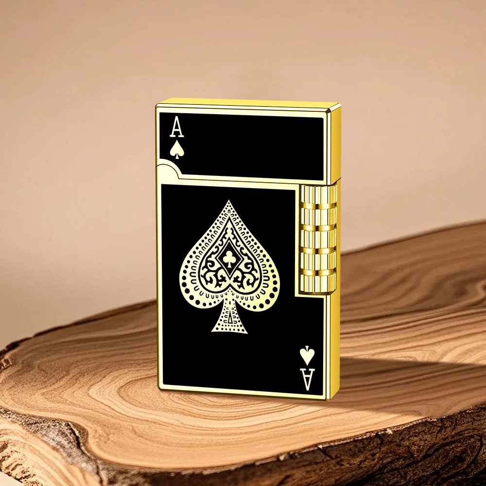 Metal Creative Poker Spades A Butane Lighter - Image 3