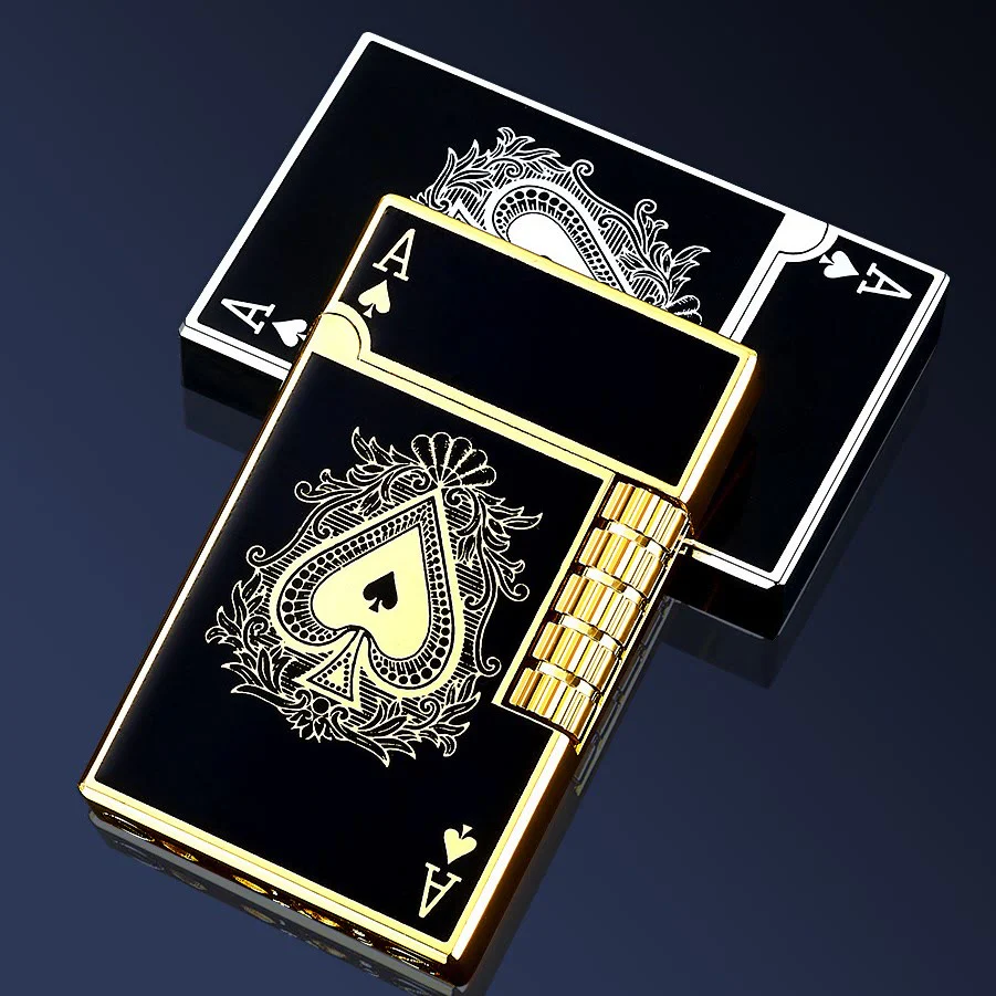 Metal Creative Poker Spades A Butane Lighter - Image 5