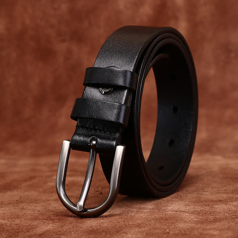 Metal Rivet Fashionable Casual Slim Leather Belt - Image 8