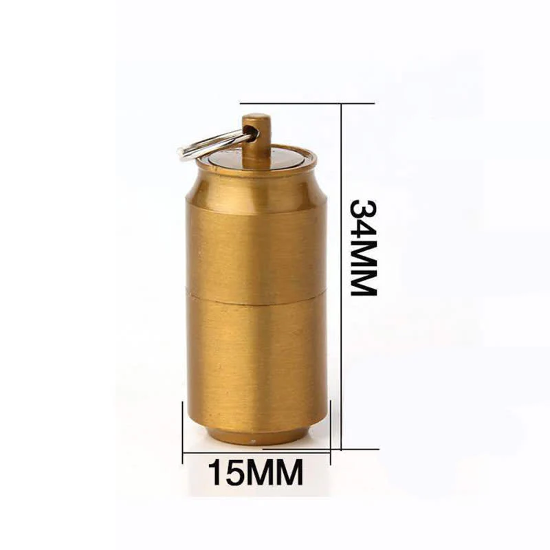 Mini Can Shape Refillable Pendant Kerosene Lighter - Image 10