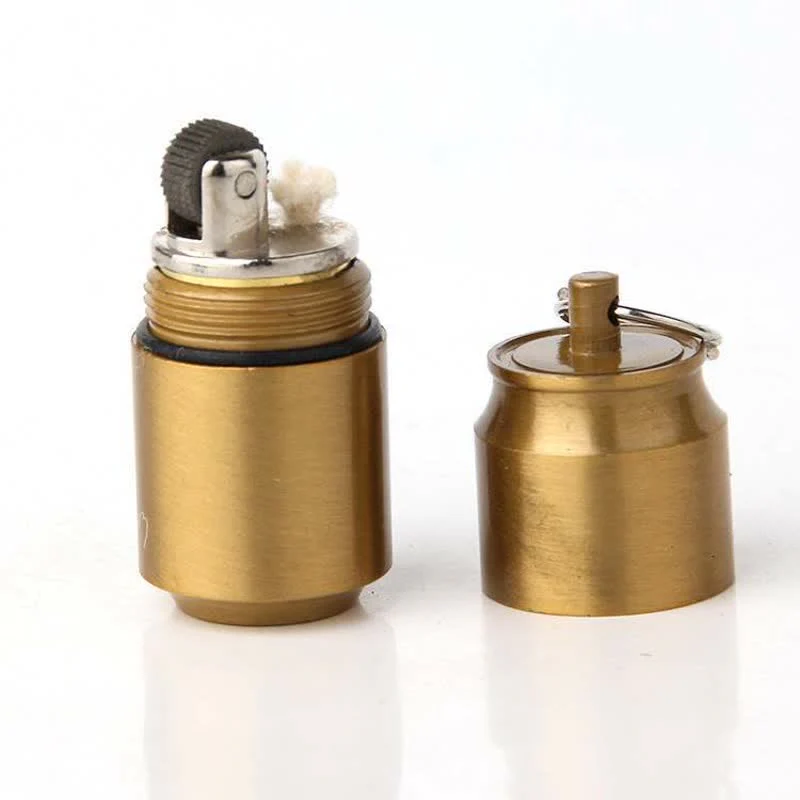 Mini Can Shape Refillable Pendant Kerosene Lighter - Image 2