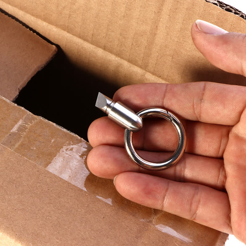 Mini Capsule Pocket Unpacking Cutter Keychain - Image 6